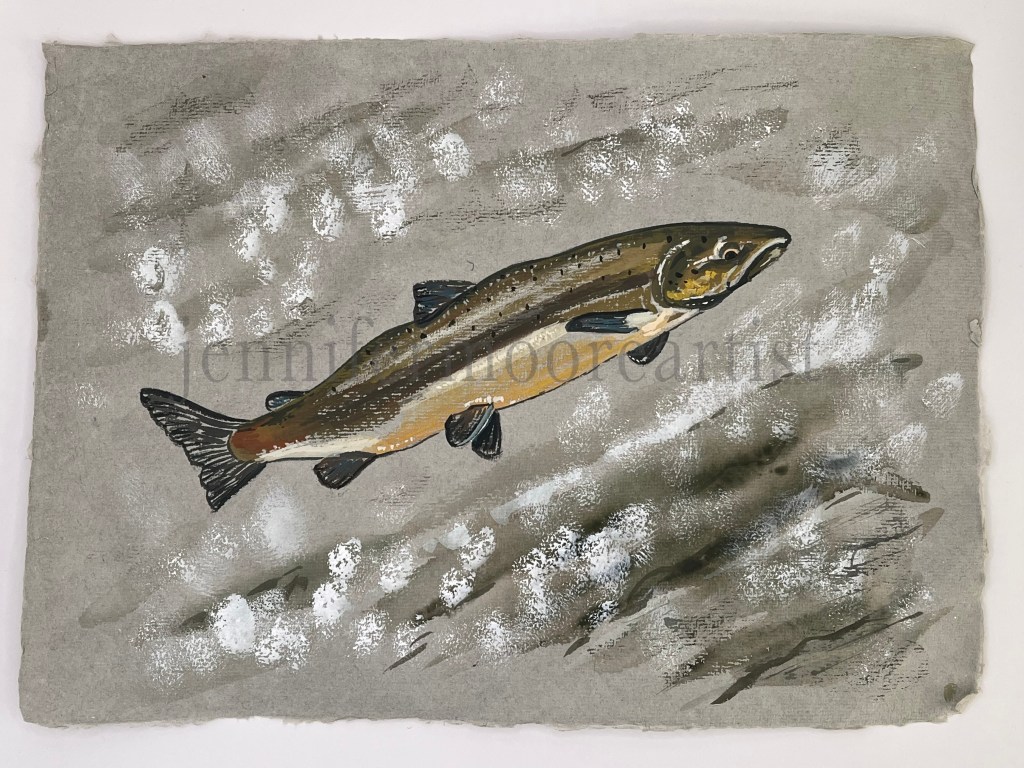 painting of a fish