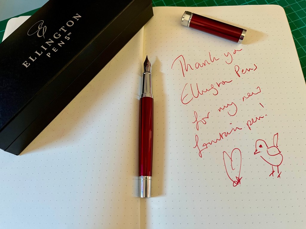 Scarlet Slate Ellington pen from https://www.ellingtonpens.com